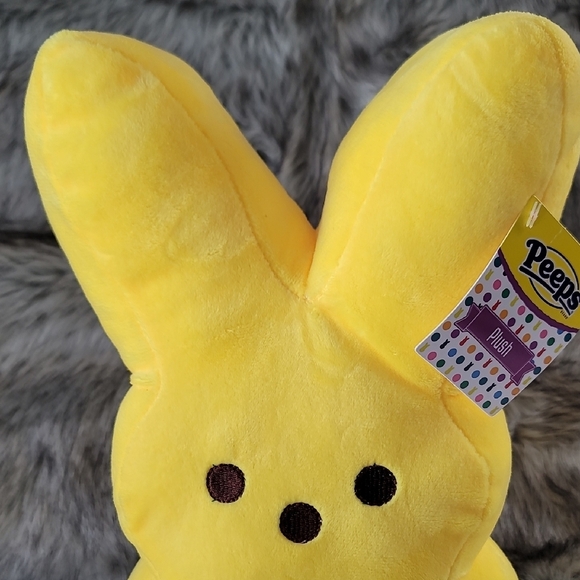 Vibrant Yellow Peeps Plush Bunny Toy-NWT - Picture 8 of 9